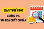 Danh sách hoá chất điều chỉnh VAT xuống 8%